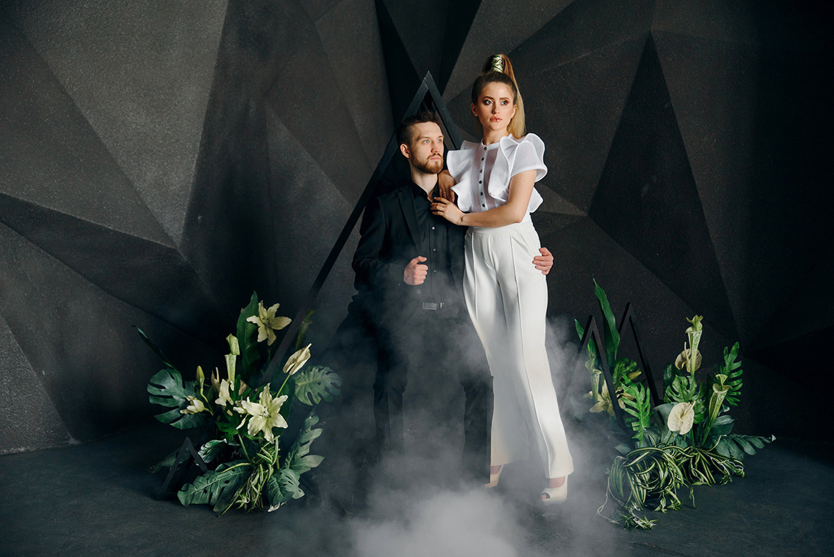 Студийная фотосессия помолвки. Свадебный и семейный фотограф в Москве Светлана Зоткина