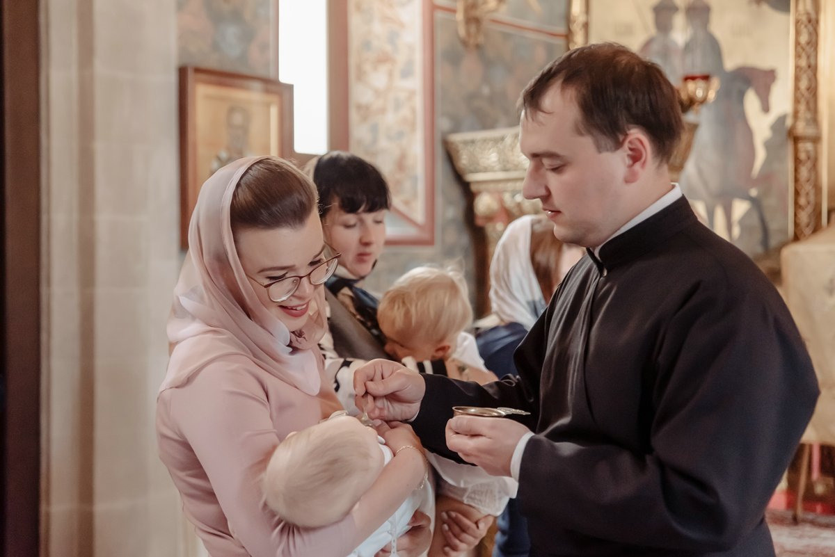 Крещение малыша. Свадебный и семейный фотограф в Москве Светлана Зоткина