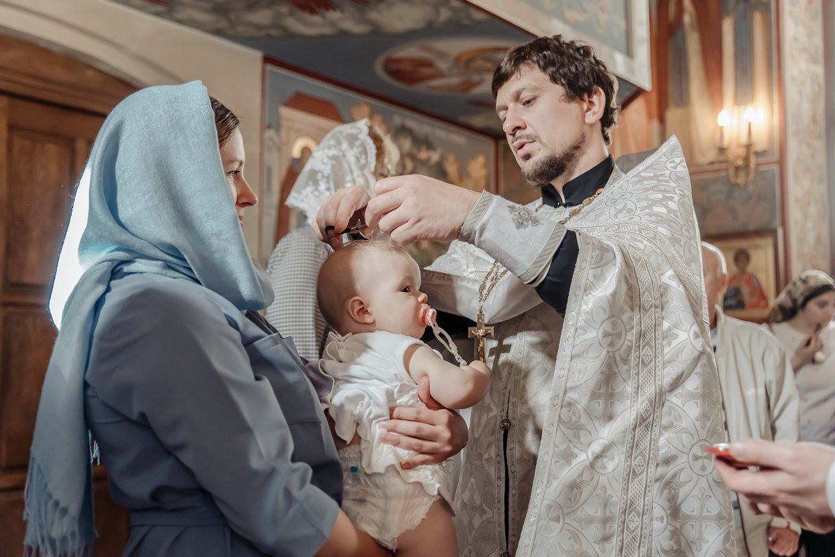 Крещение малыша. Свадебный и семейный фотограф в Москве Светлана Зоткина