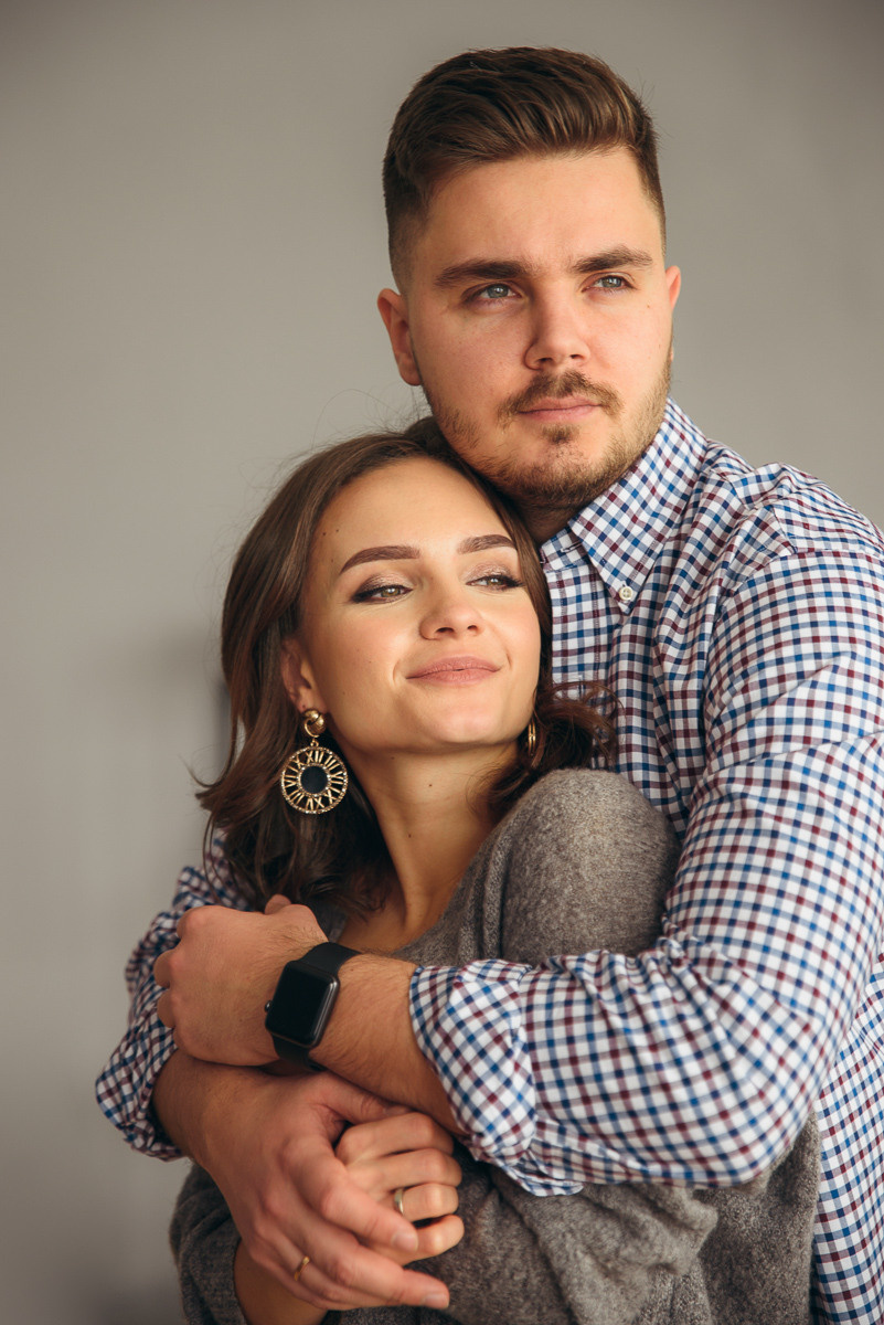 Фотосессия love story в студии. Свадебный и семейный фотограф в Москве Светлана Зоткина