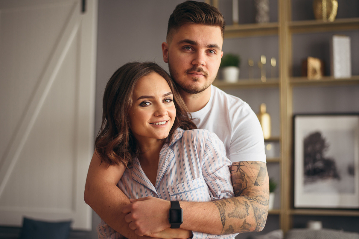 Фотосессия love story в студии. Свадебный и семейный фотограф в Москве Светлана Зоткина