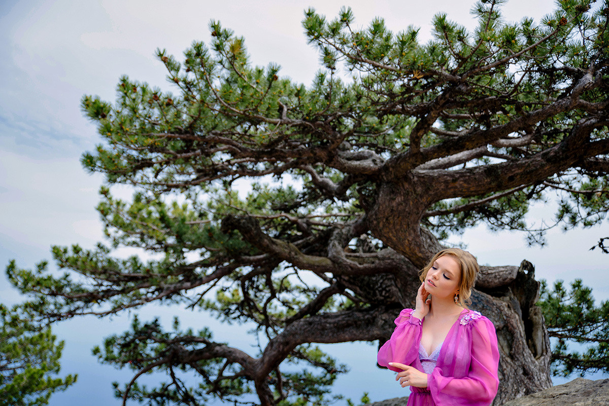 Фотосъемка свадьбы в горах Ай-Петри. Свадебный и семейный фотограф в Москве Светлана Зоткина