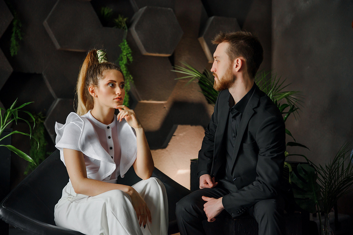 Студийная фотосессия помолвки. Свадебный и семейный фотограф в Москве Светлана Зоткина