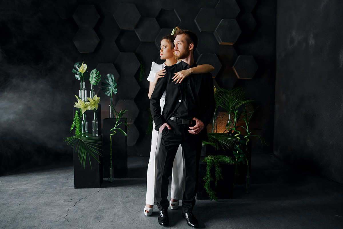 Студийная фотосессия помолвки. Свадебный и семейный фотограф в Москве Светлана Зоткина