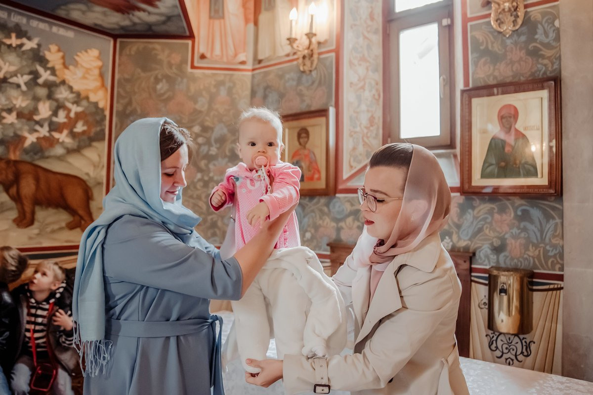 Крещение малыша. Свадебный и семейный фотограф в Москве Светлана Зоткина