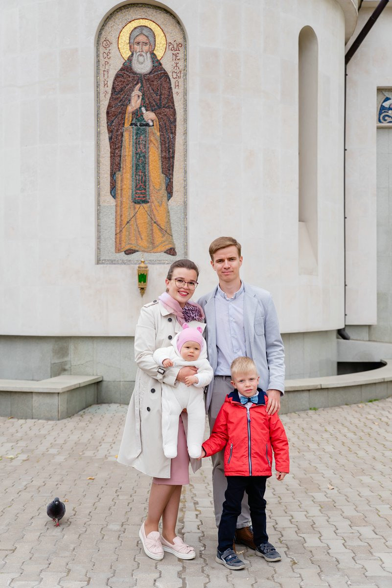 Крещение малыша. Свадебный и семейный фотограф в Москве Светлана Зоткина
