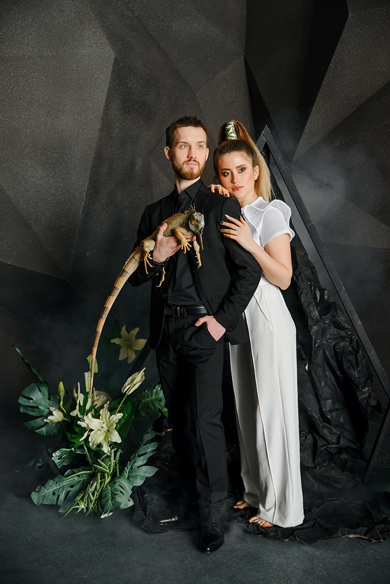 Студийная фотосессия помолвки. Свадебный и семейный фотограф в Москве Светлана Зоткина