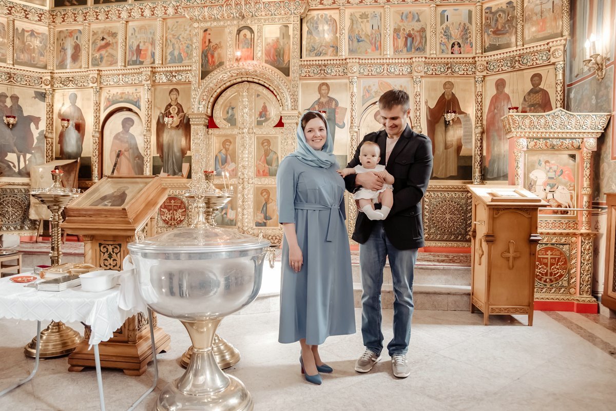 Крещение малыша. Свадебный и семейный фотограф в Москве Светлана Зоткина