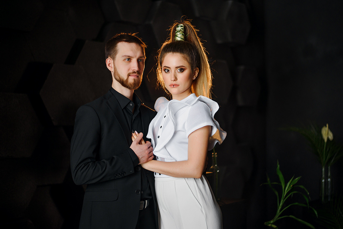 Студийная фотосессия помолвки. Свадебный и семейный фотограф в Москве Светлана Зоткина