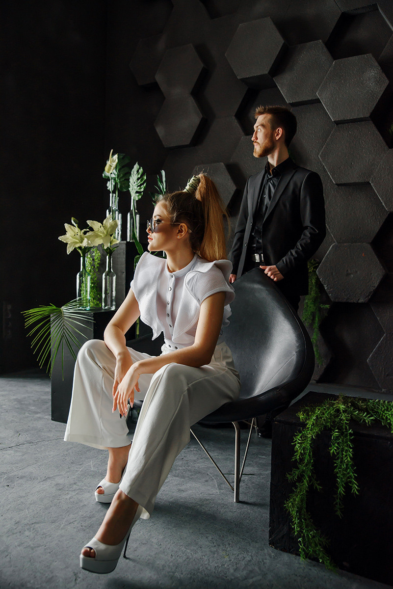 Студийная фотосессия помолвки. Свадебный и семейный фотограф в Москве Светлана Зоткина