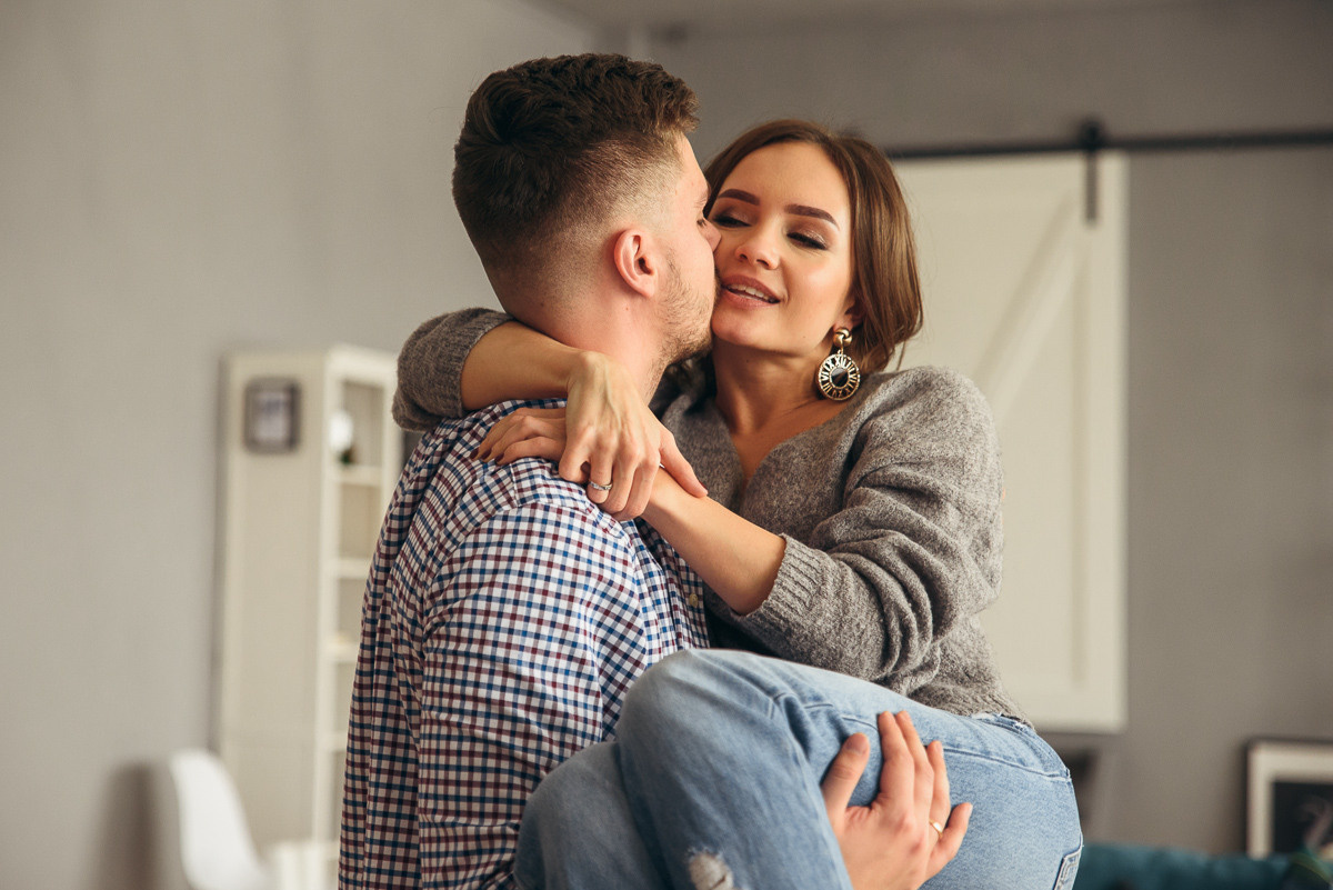 Фотосессия love story в студии. Свадебный и семейный фотограф в Москве Светлана Зоткина