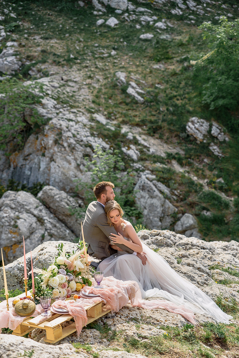 Фотосъемка свадьбы в горах Ай-Петри. Свадебный и семейный фотограф в Москве Светлана Зоткина