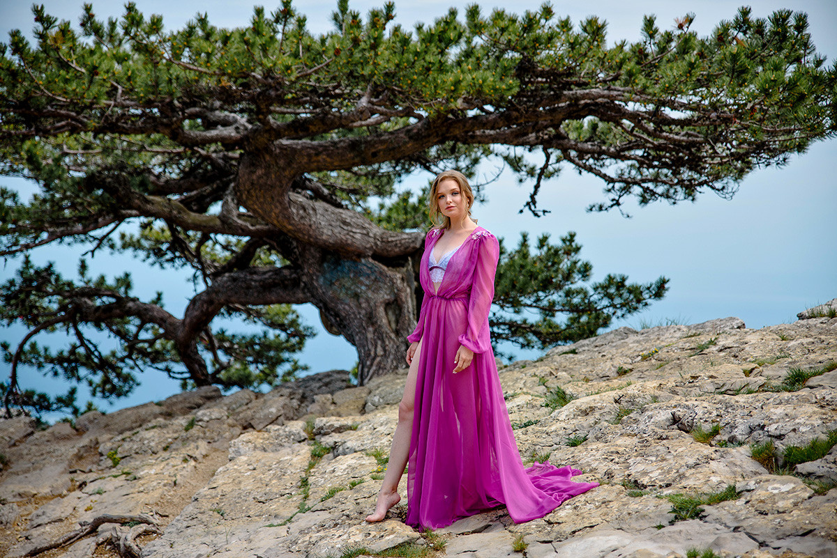 Фотосъемка свадьбы в горах Ай-Петри. Свадебный и семейный фотограф в Москве Светлана Зоткина