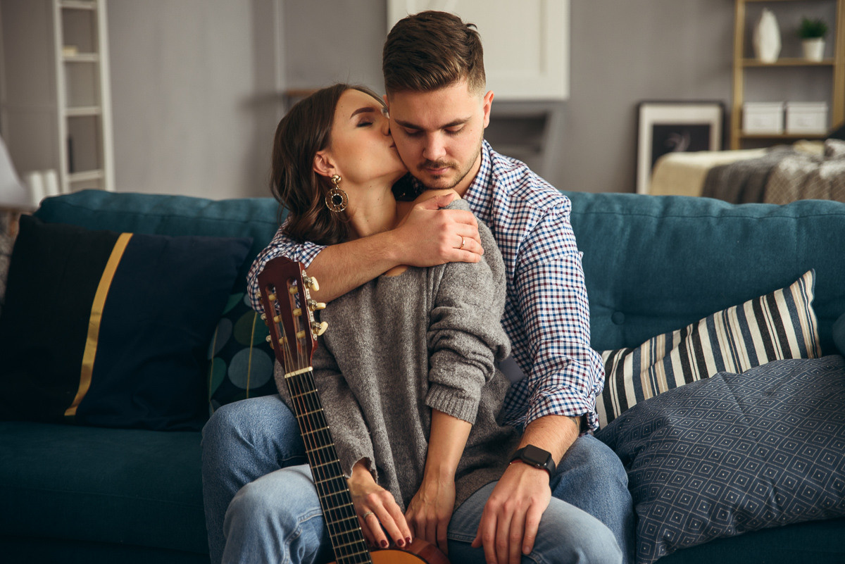 Фотосессия love story в студии. Свадебный и семейный фотограф в Москве Светлана Зоткина