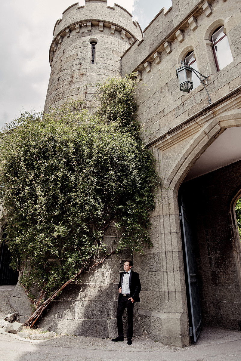 Стильная фотосессия свадьбы в Воронцовском парке. Свадебный и семейный фотограф в Москве Светлана Зоткина