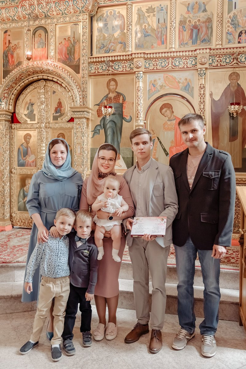 Крещение малыша. Свадебный и семейный фотограф в Москве Светлана Зоткина