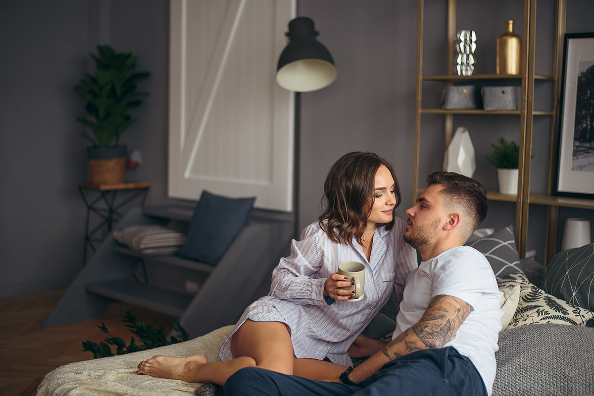 Фотосессия love story в студии. Свадебный и семейный фотограф в Москве Светлана Зоткина