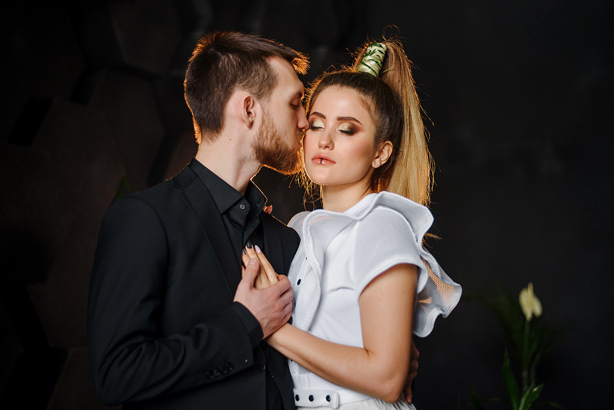 Студийная фотосессия помолвки. Свадебный и семейный фотограф в Москве Светлана Зоткина