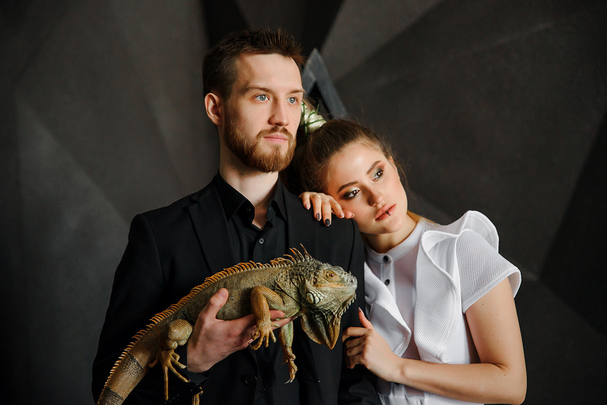 Студийная фотосессия помолвки. Свадебный и семейный фотограф в Москве Светлана Зоткина