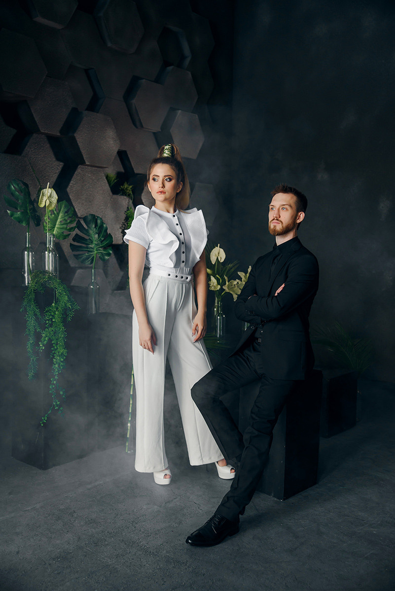 Студийная фотосессия помолвки. Свадебный и семейный фотограф в Москве Светлана Зоткина