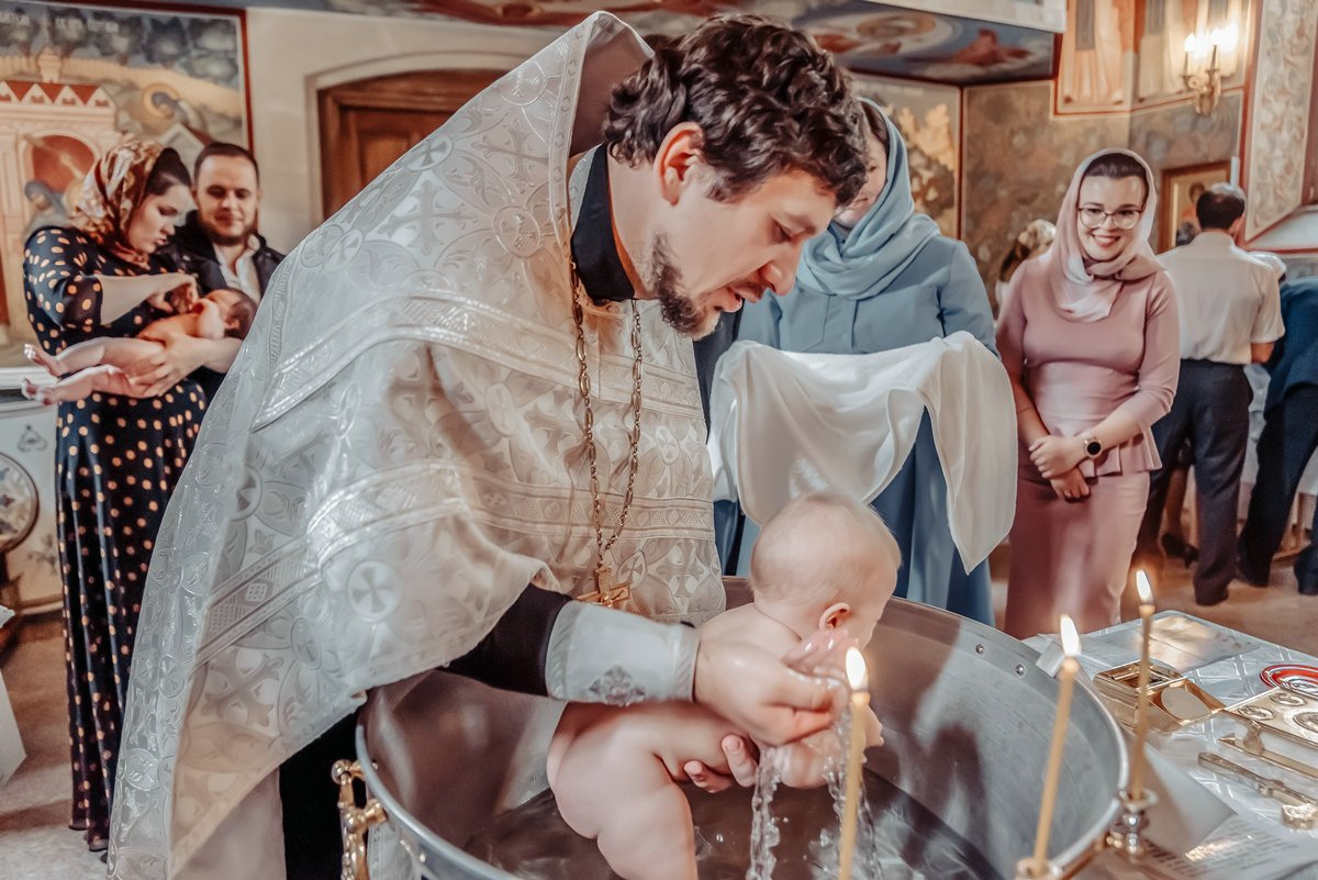 Крещение малыша. Свадебный и семейный фотограф в Москве Светлана Зоткина