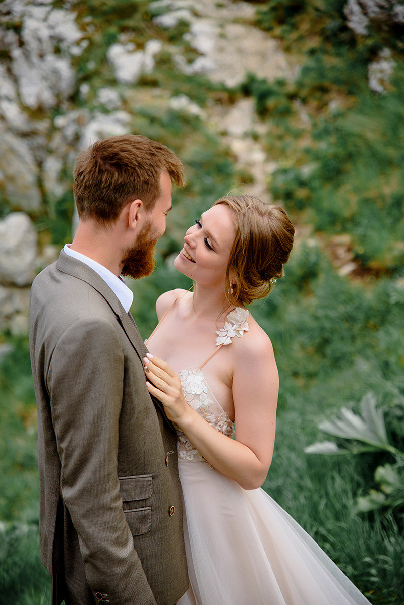 Фотосъемка свадьбы в горах Ай-Петри. Свадебный и семейный фотограф в Москве Светлана Зоткина