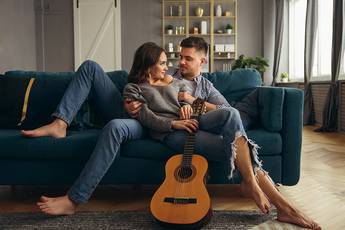 Фотосессия love story в студии. Свадебный и семейный фотограф в Москве Светлана Зоткина