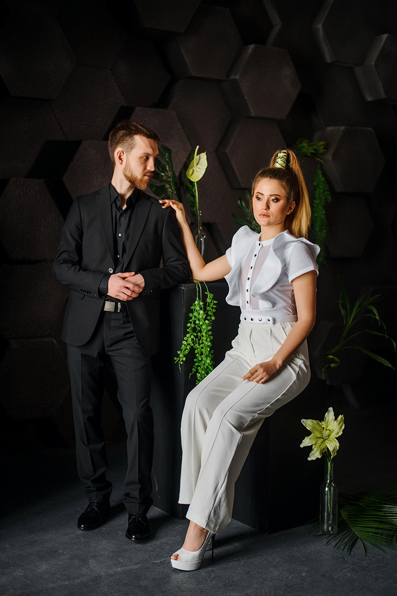 Студийная фотосессия помолвки. Свадебный и семейный фотограф в Москве Светлана Зоткина