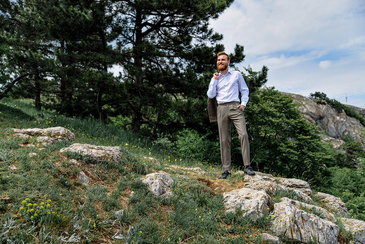 Фотосъемка свадьбы в горах Ай-Петри. Свадебный и семейный фотограф в Москве Светлана Зоткина