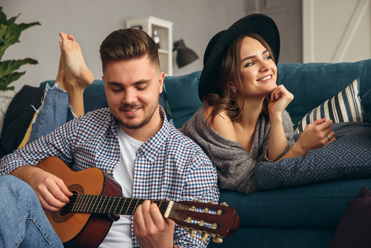 Фотосессия love story в студии. Свадебный и семейный фотограф в Москве Светлана Зоткина