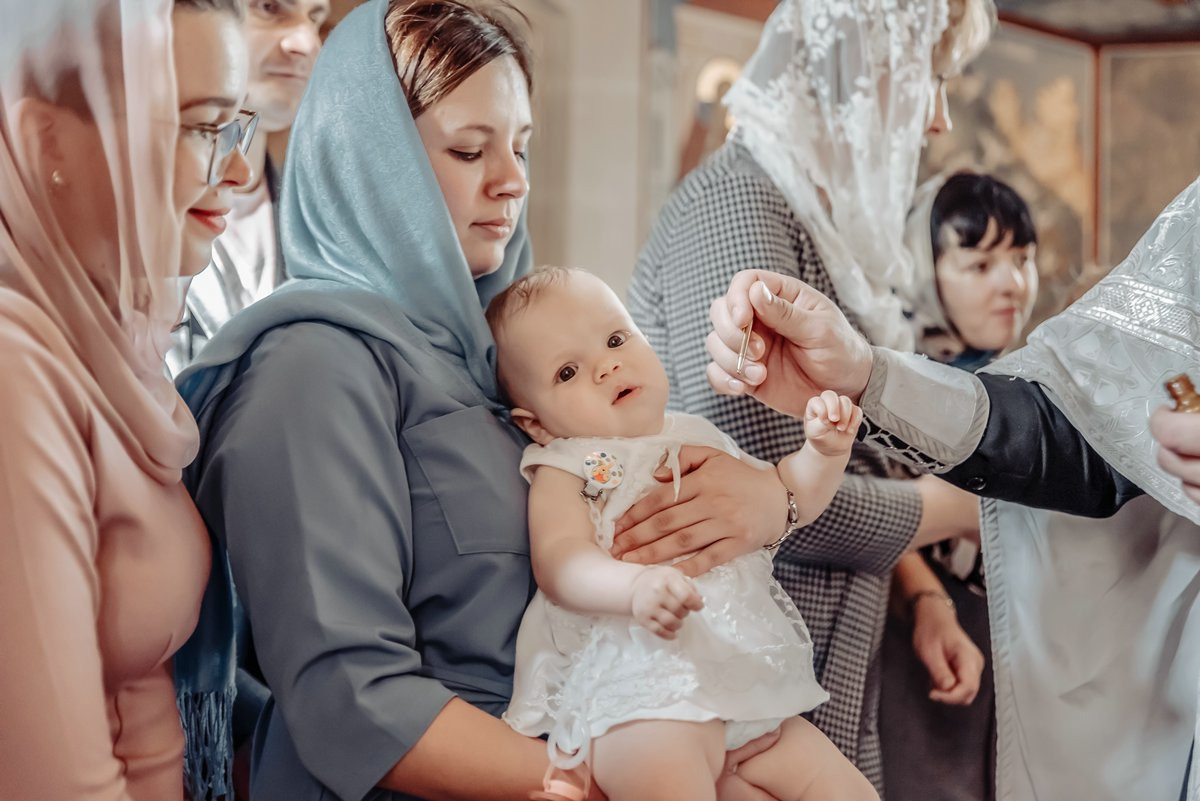 Крещение малыша. Свадебный и семейный фотограф в Москве Светлана Зоткина
