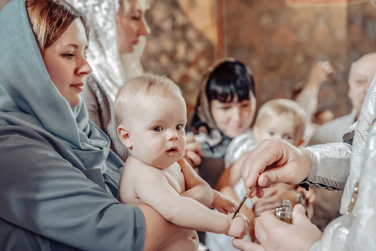 Крещение малыша. Свадебный и семейный фотограф в Москве Светлана Зоткина