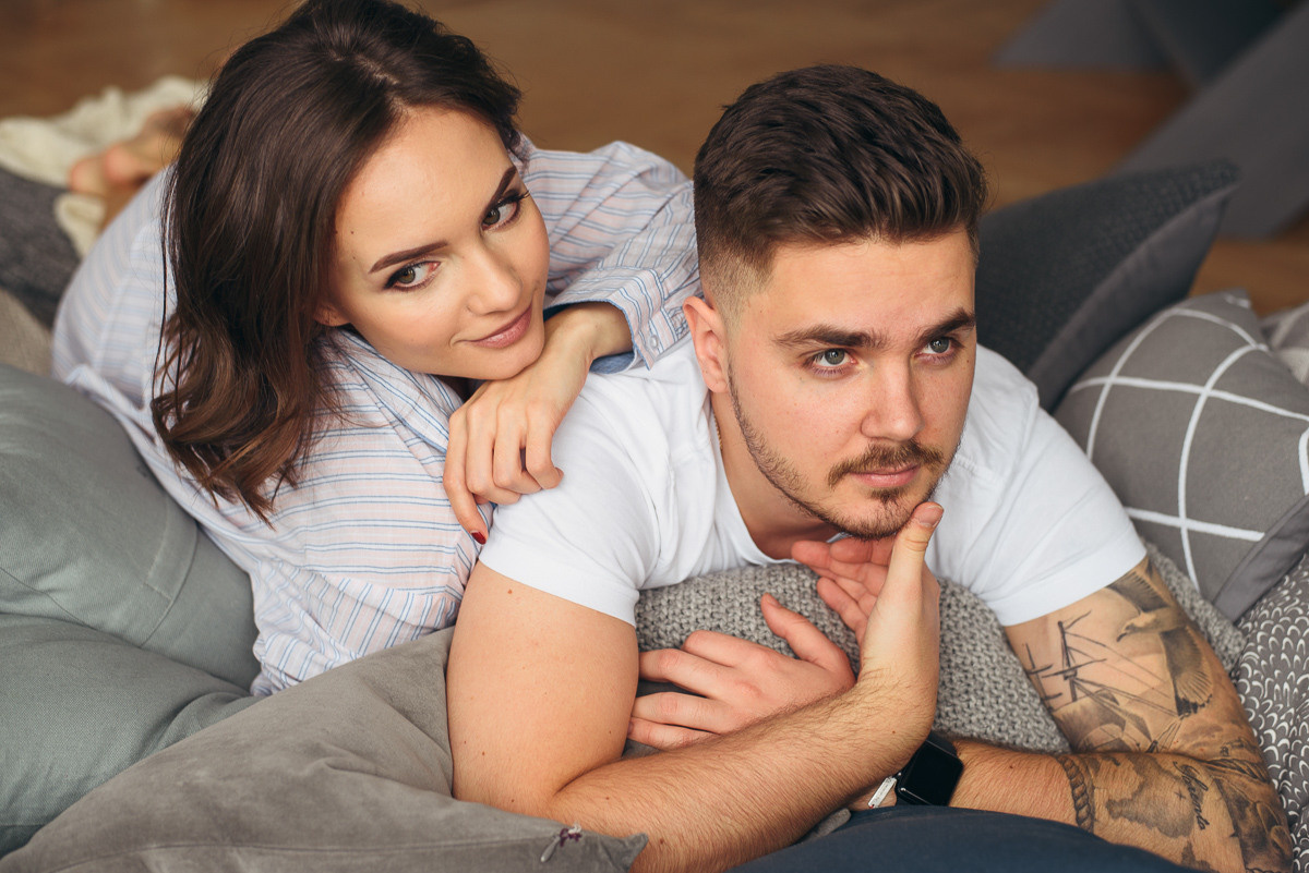 Фотосессия love story в студии. Свадебный и семейный фотограф в Москве Светлана Зоткина