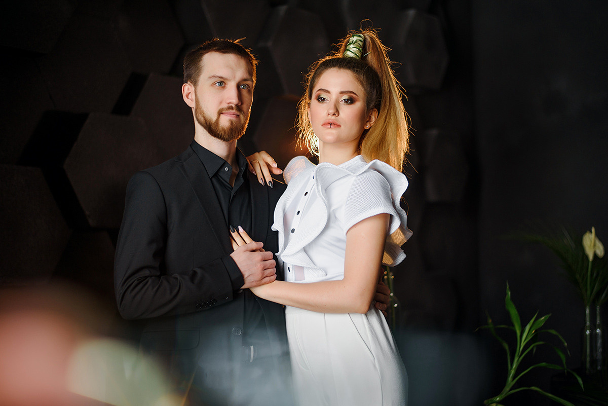 Студийная фотосессия помолвки. Свадебный и семейный фотограф в Москве Светлана Зоткина