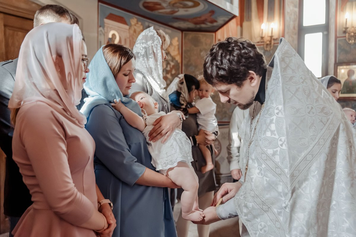 Крещение малыша. Свадебный и семейный фотограф в Москве Светлана Зоткина