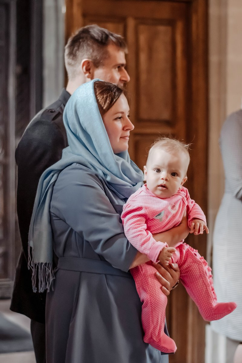 Крещение малыша. Свадебный и семейный фотограф в Москве Светлана Зоткина