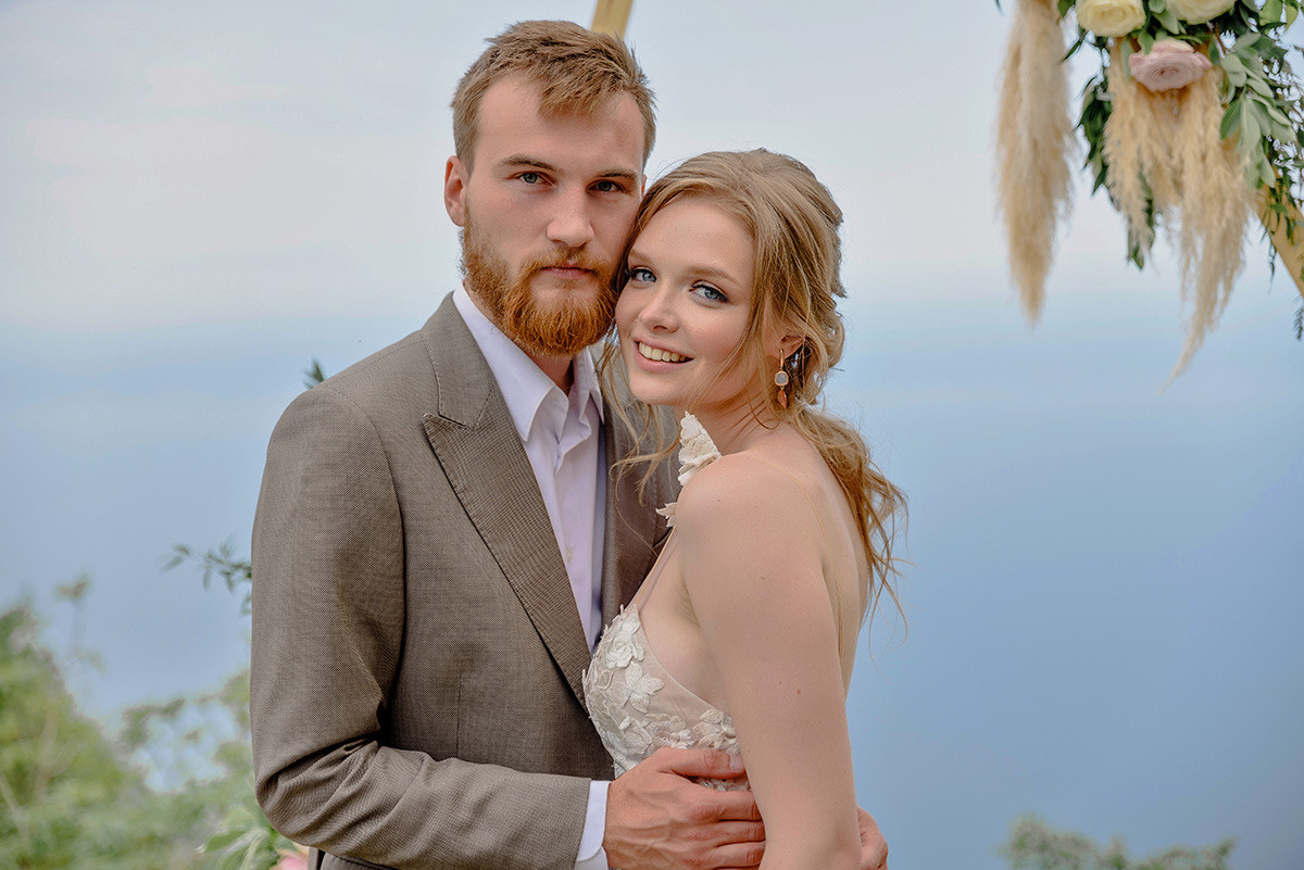 Фотосъемка свадьбы в горах Ай-Петри. Свадебный и семейный фотограф в Москве Светлана Зоткина