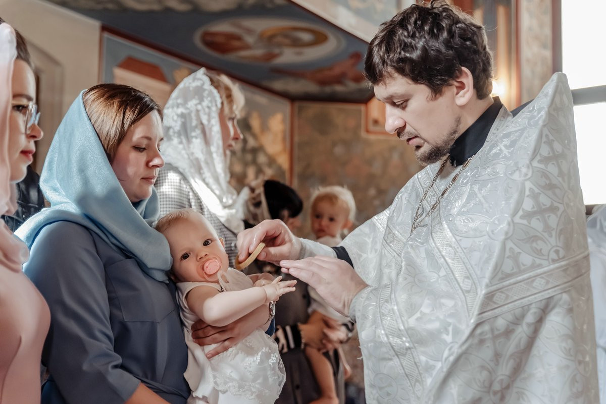 Крещение малыша. Свадебный и семейный фотограф в Москве Светлана Зоткина