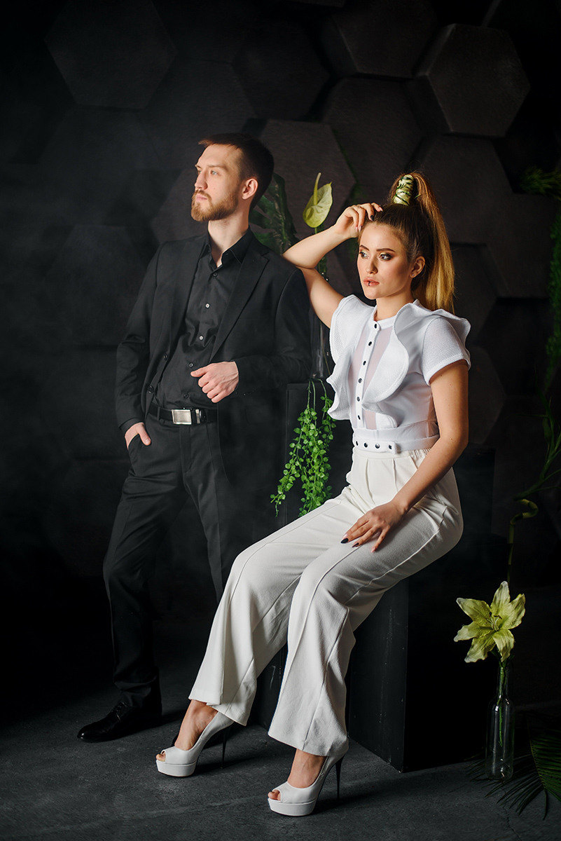 Студийная фотосессия помолвки. Свадебный и семейный фотограф в Москве Светлана Зоткина