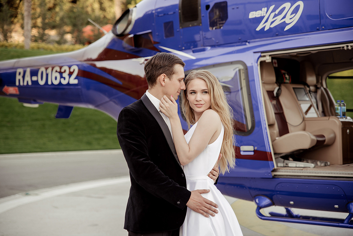 Стильная фотосессия свадьбы в Воронцовском парке. Свадебный и семейный фотограф в Москве Светлана Зоткина