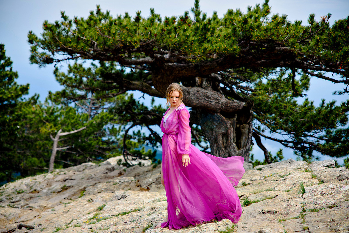 Фотосъемка свадьбы в горах Ай-Петри. Свадебный и семейный фотограф в Москве Светлана Зоткина