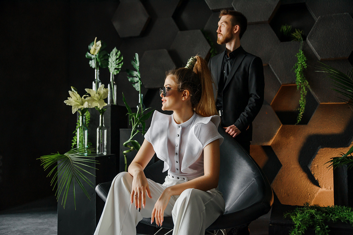 Студийная фотосессия помолвки. Свадебный и семейный фотограф в Москве Светлана Зоткина