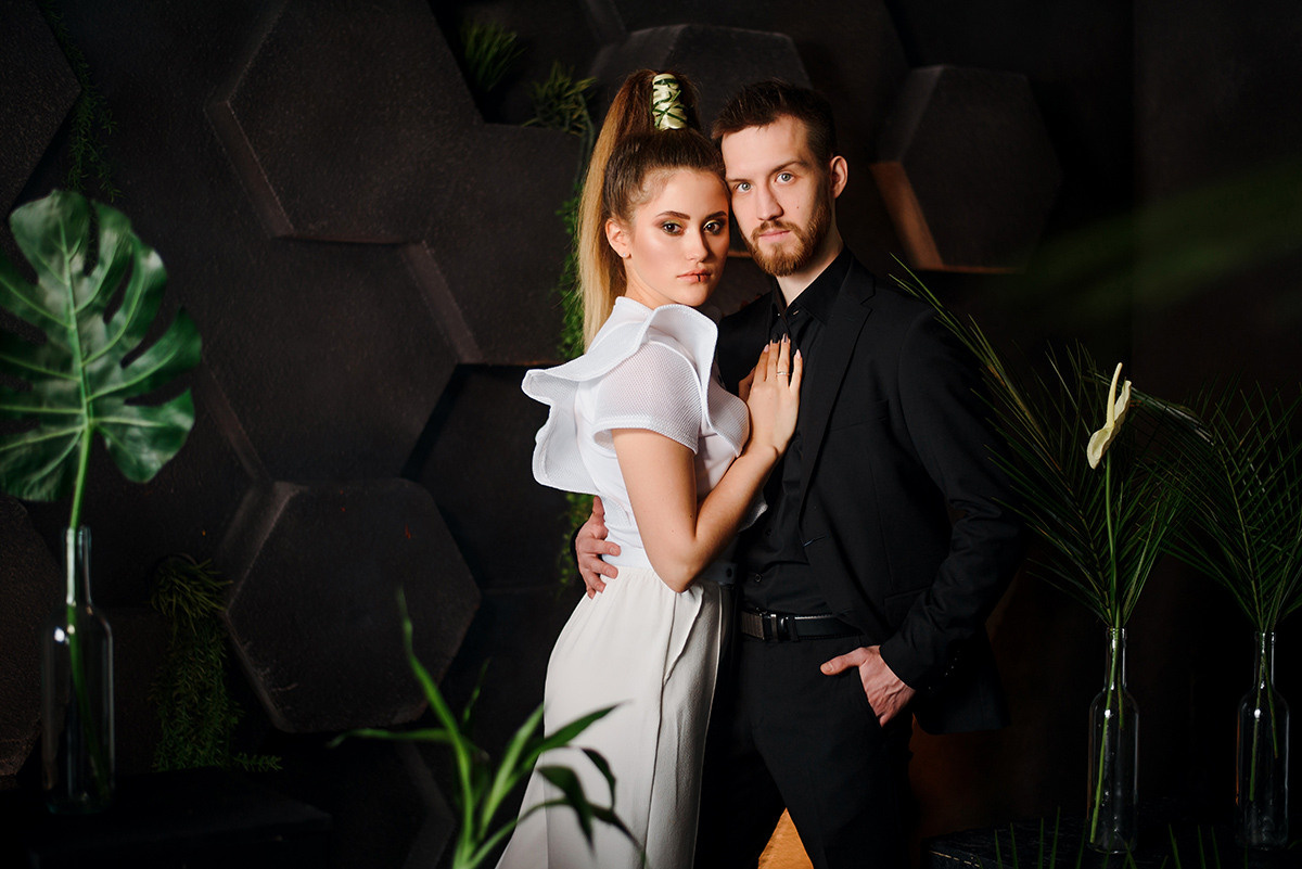 Студийная фотосессия помолвки. Свадебный и семейный фотограф в Москве Светлана Зоткина