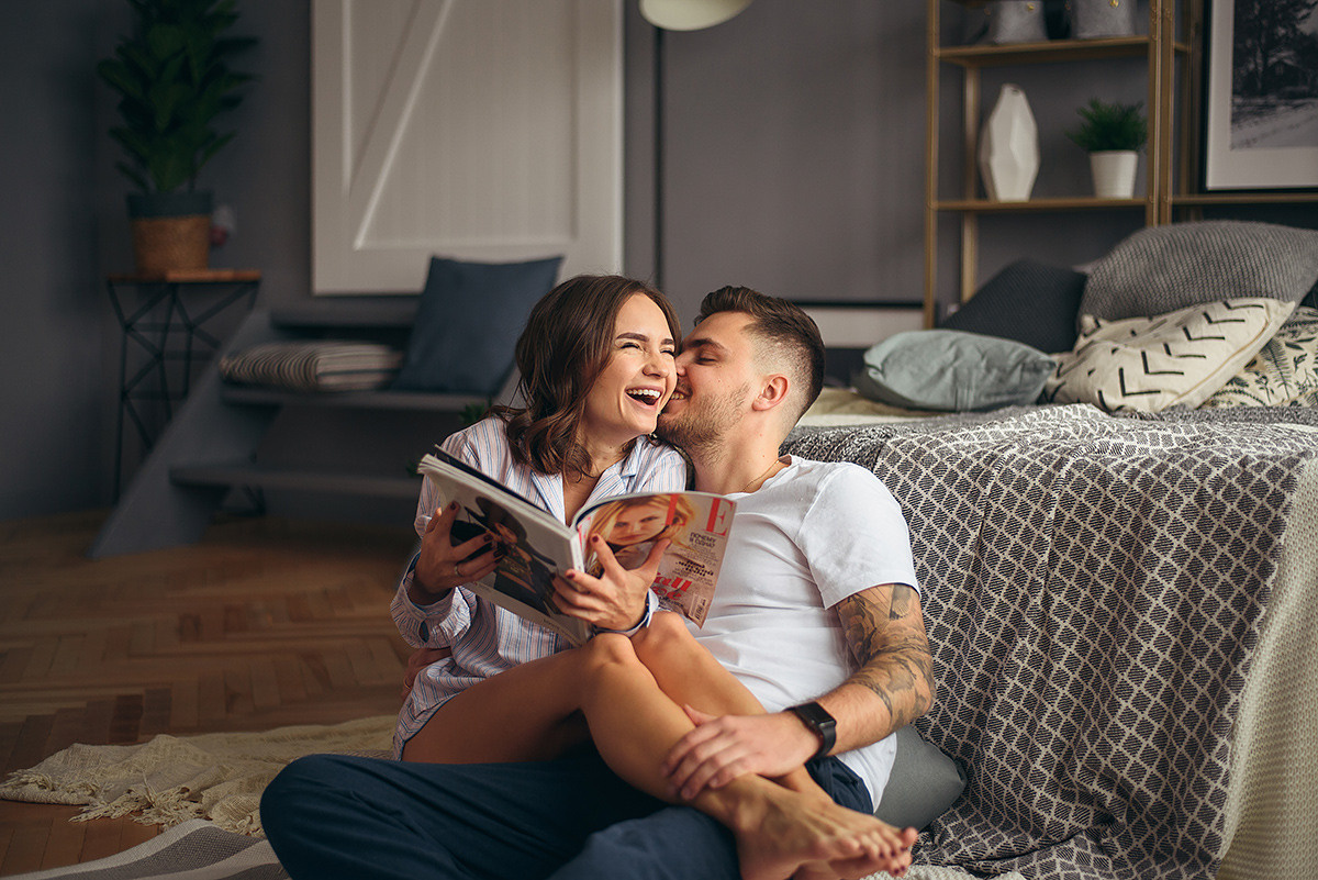 Фотосессия love story в студии. Свадебный и семейный фотограф в Москве Светлана Зоткина