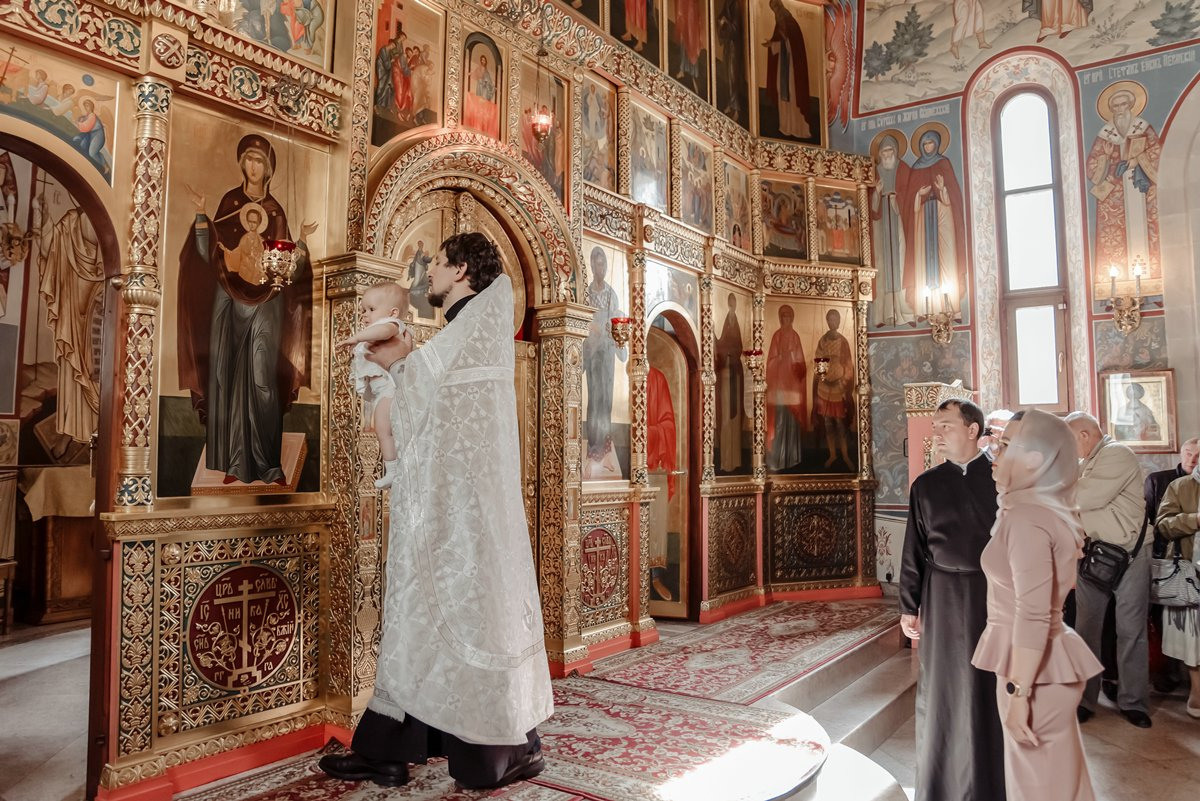 Крещение малыша. Свадебный и семейный фотограф в Москве Светлана Зоткина