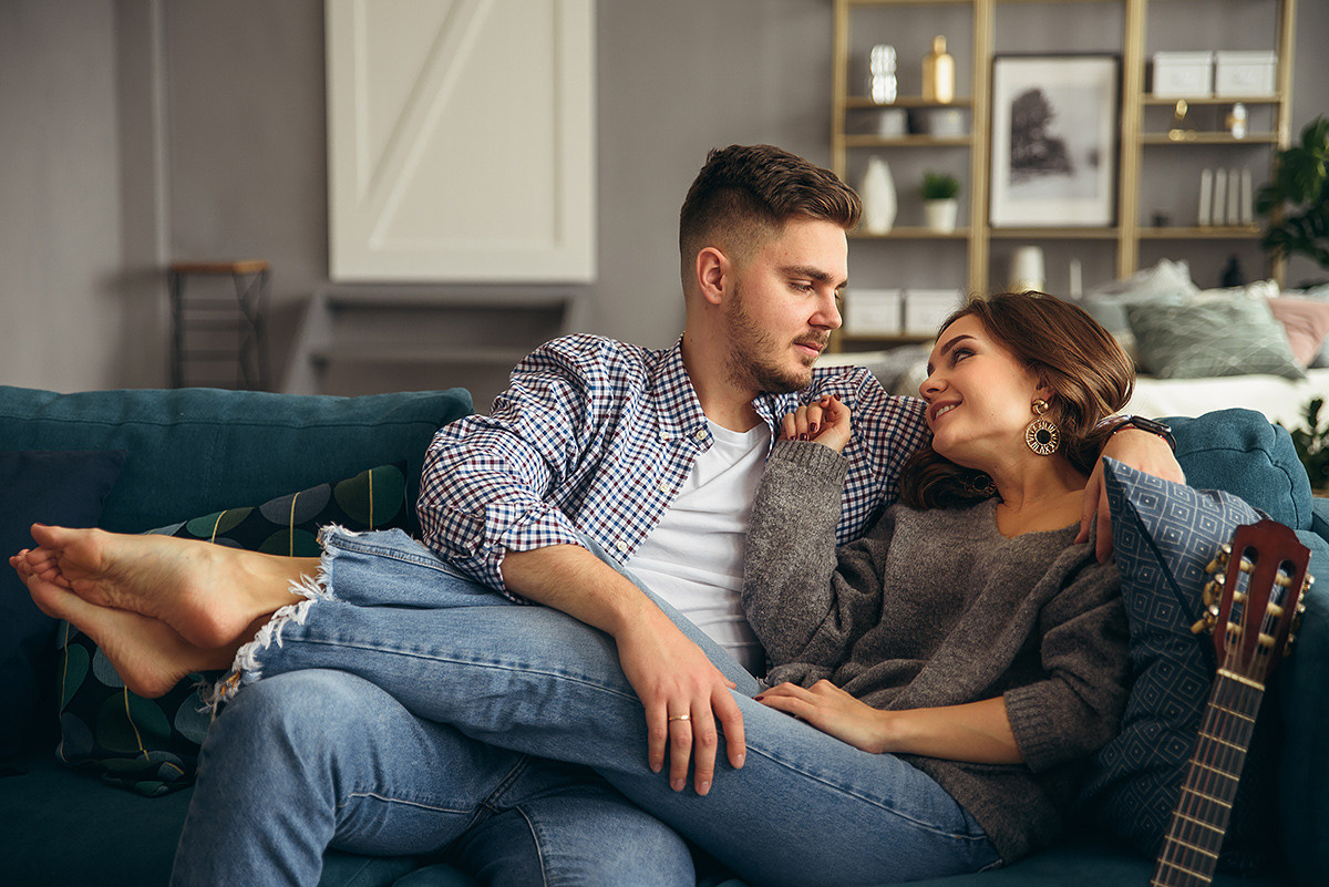 Фотосессия love story в студии. Свадебный и семейный фотограф в Москве Светлана Зоткина