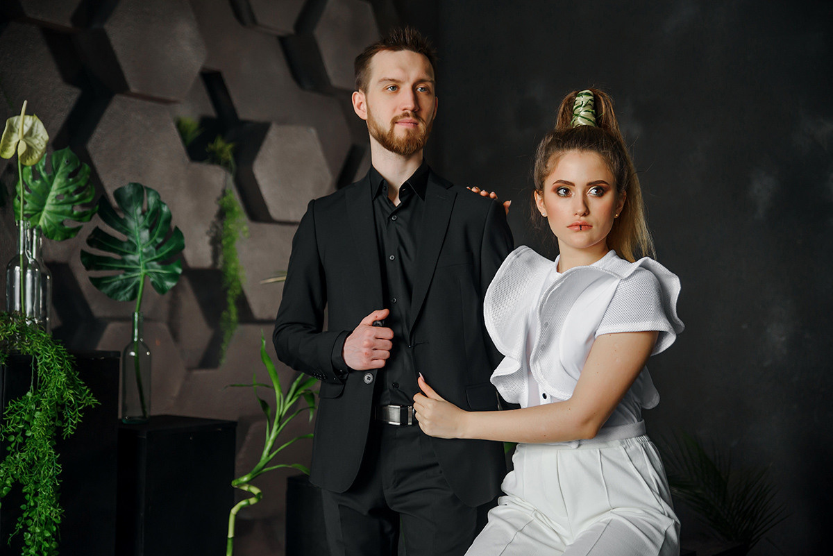 Студийная фотосессия помолвки. Свадебный и семейный фотограф в Москве Светлана Зоткина