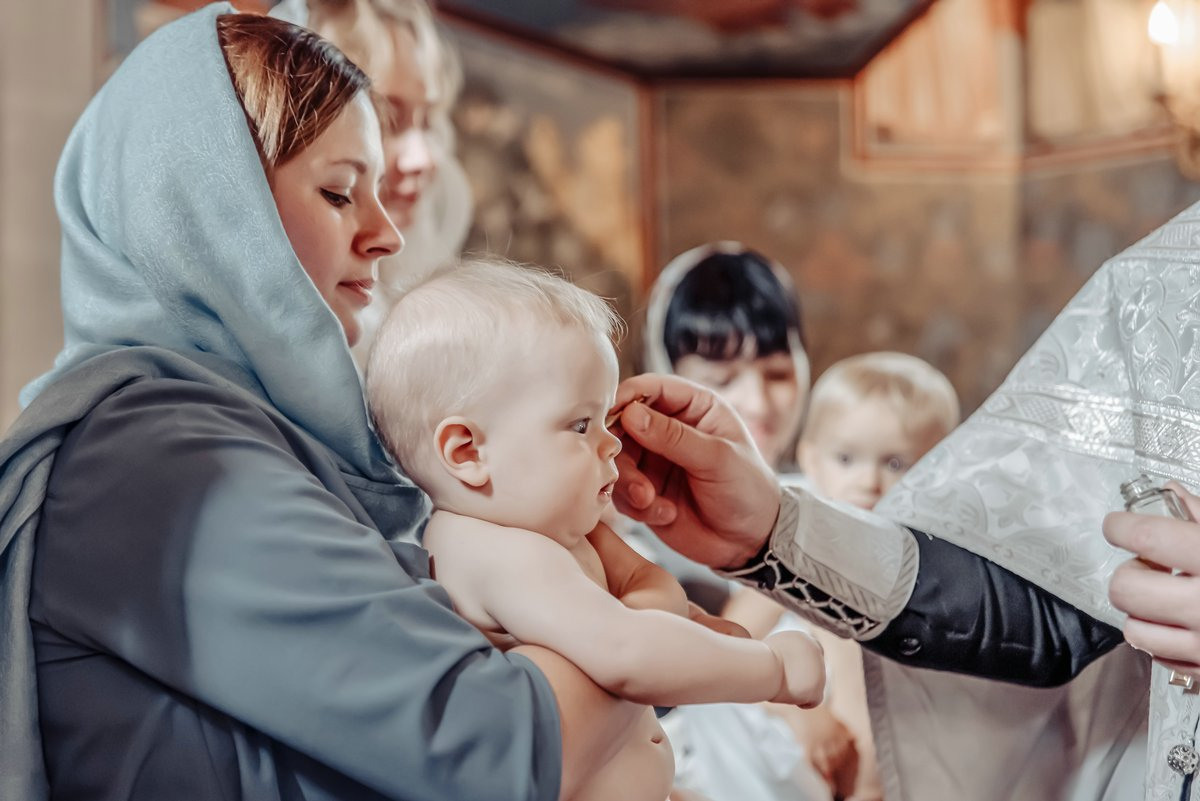 Крещение малыша. Свадебный и семейный фотограф в Москве Светлана Зоткина