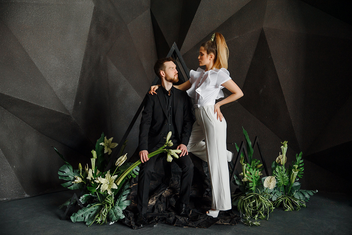 Студийная фотосессия помолвки. Свадебный и семейный фотограф в Москве Светлана Зоткина