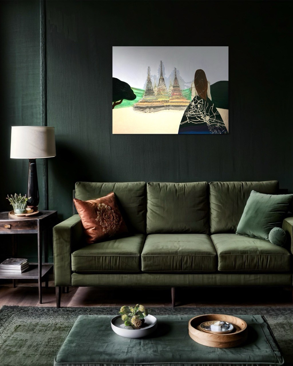 Серия «Волшебница Изумрудного Востока». Картины пейзаж